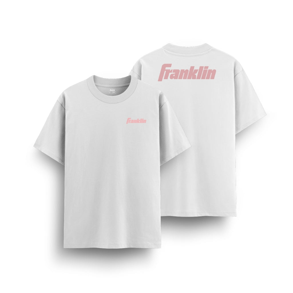 Franklin Shirt 100% Cotton Unisex White Lifestyle Oversized Tee