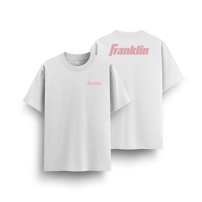 Franklin Shirt 100% Cotton Unisex White Lifestyle Oversized Tee