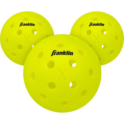 Franklin Sports X-40 Outdoor Pickleballs 40 Holes with Logo