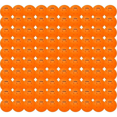 Franklin Sports 100 Balls Box X-40 Outdoor Pickleballs 40 Holes with Logo