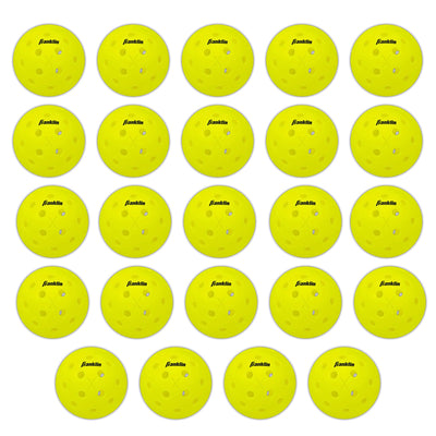 Franklin Sports X-40 Outdoor Pickleballs 40 Holes with Logo