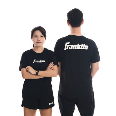 Franklin Performance Wear Sportswear Black Shirt 100% Polyester