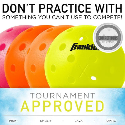 Franklin X-40 Pickleballs Ember 3-Balls Tube