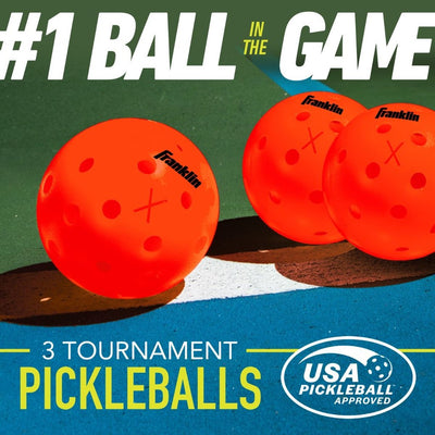 Franklin X-40 Pickleballs Ember 3-Balls Tube