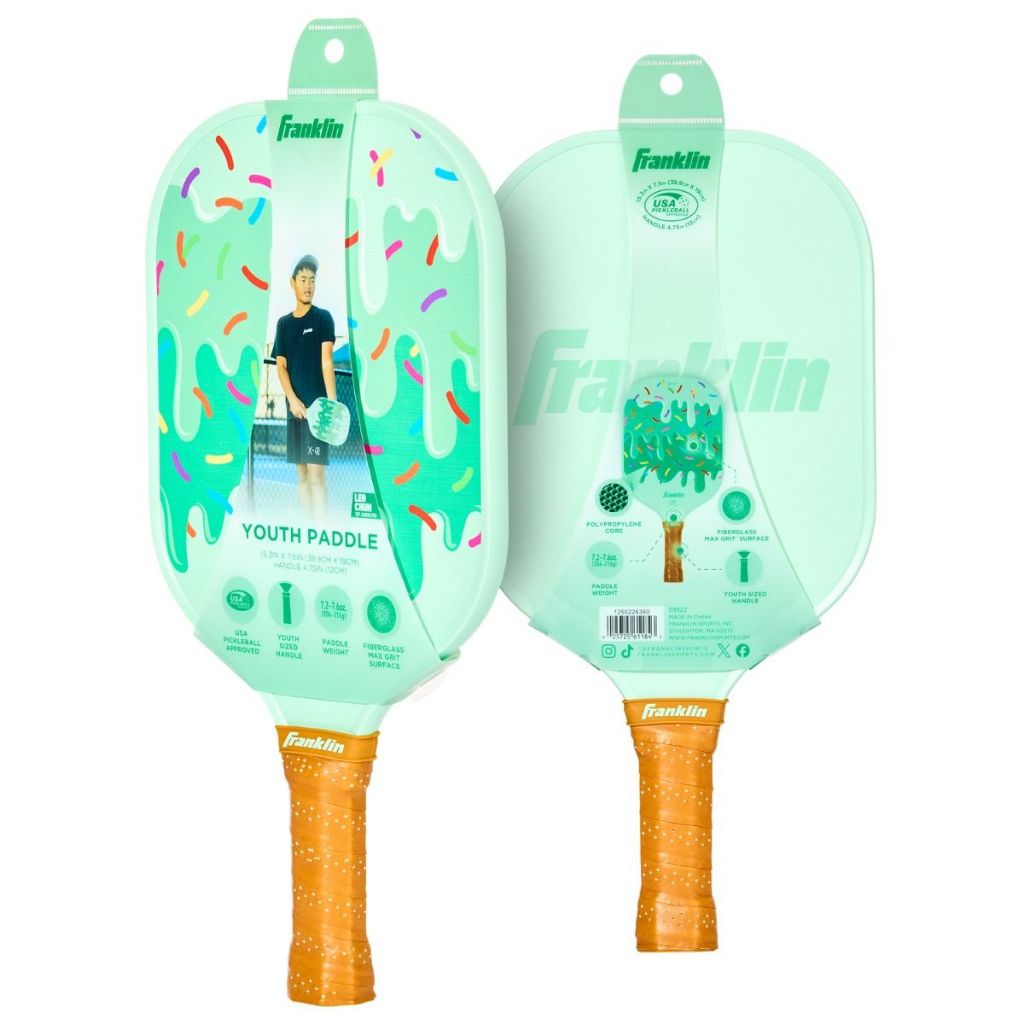 Franklin Kids Pickleball Paddle Youth Paddle Rockstar Ice Cream