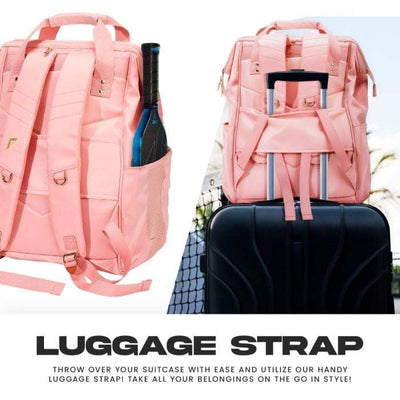 Franklin Pickleball Bag Pink Pickleball Bag Flex Backpack