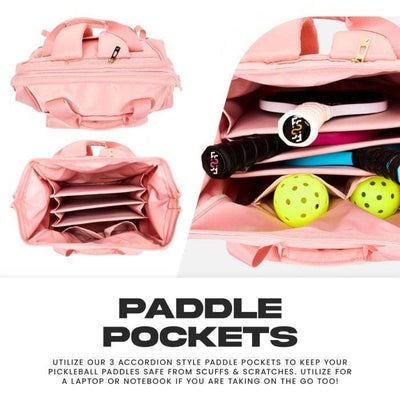 Franklin Pickleball Bag Pink Pickleball Bag Flex Backpack