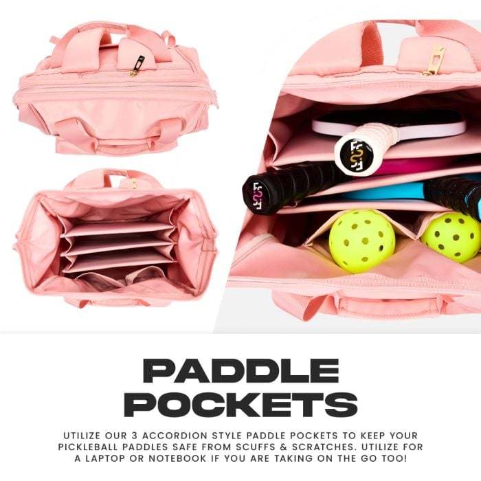 Franklin Pickleball Bag Pink Pickleball Bag Flex Backpack