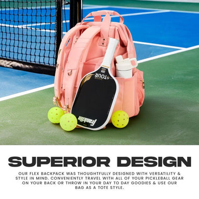 Franklin Pickleball Bag Pink Pickleball Bag Flex Backpack