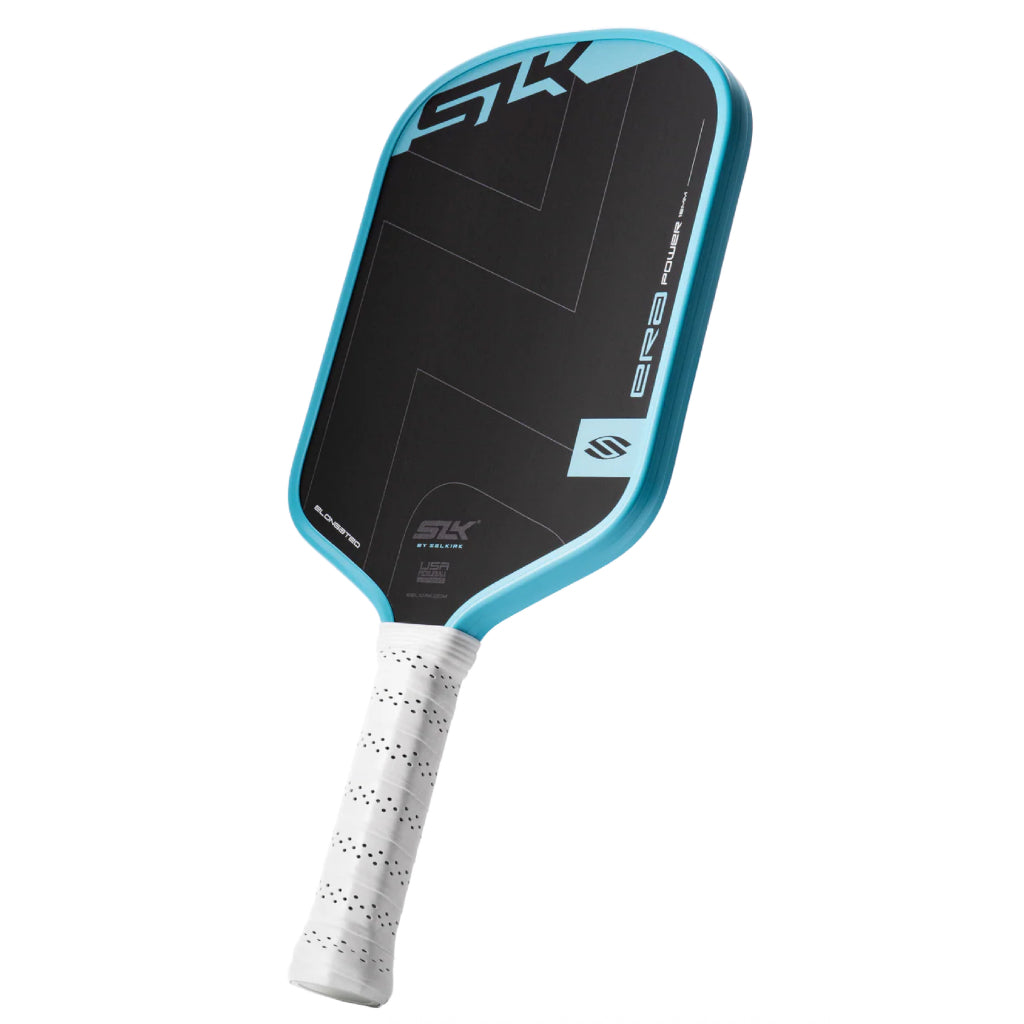 Selkirk SLK ERA Power Pickleball Paddle - Elongated/Widebody - Cyan & White