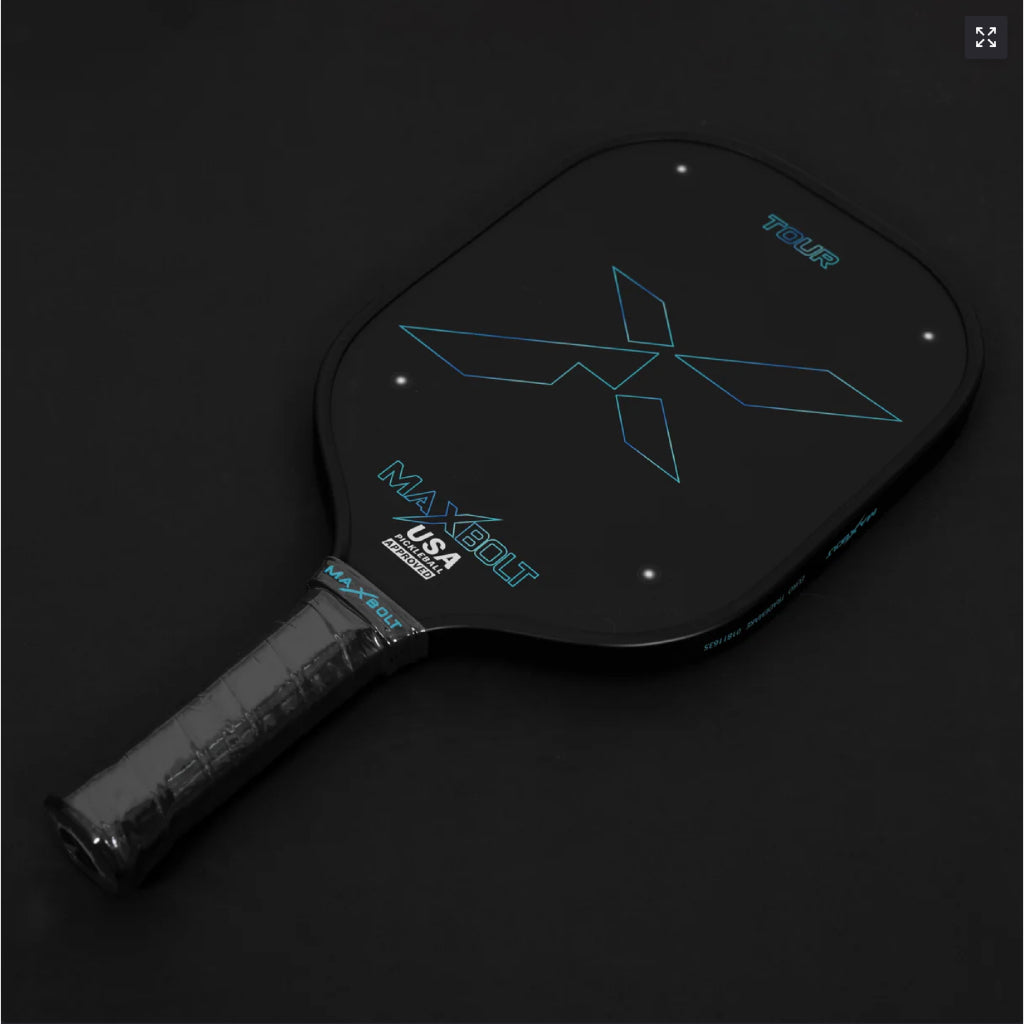 Maxbolt Tour Black/Blue 16mm Pickleball Paddle