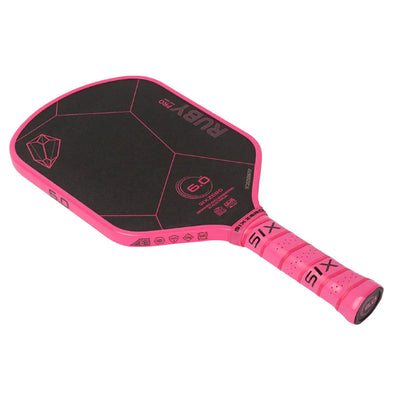 Six Zero Ruby Pro Pickleball Paddle - Red / Rubine (14mm)