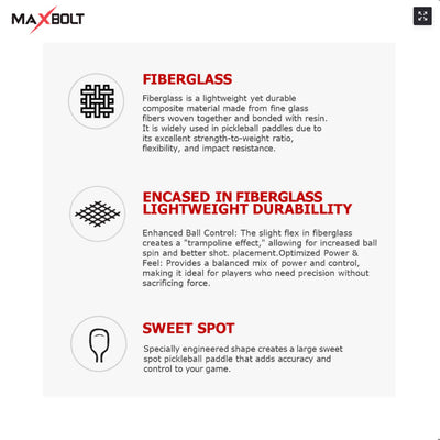 Maxbolt Predator Coffee Pickleball Paddle