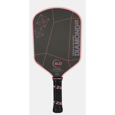 Six Zero Infinity Borderless Double Black Diamond Control 16mm pickleball racket