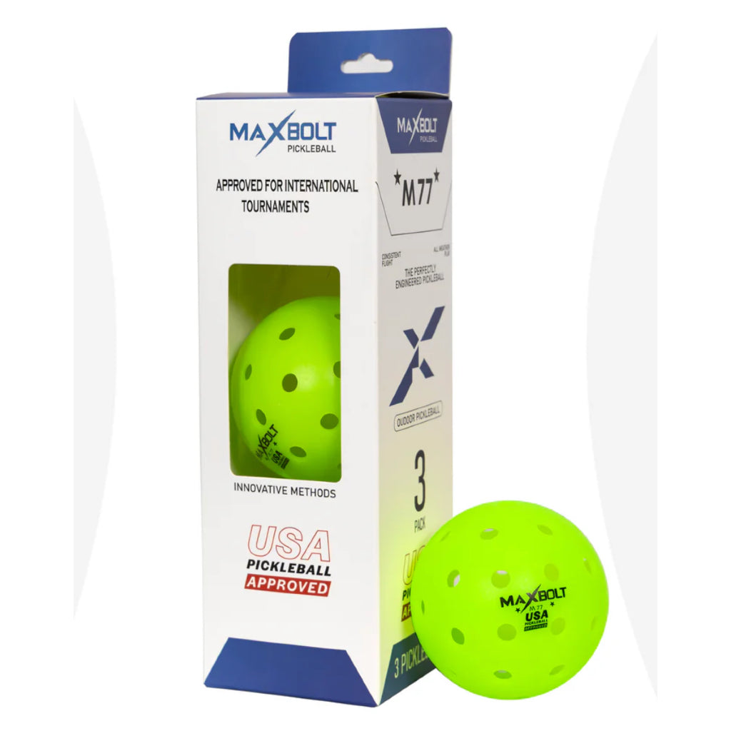 Maxbolt M77 Green Pickleball Ball 3-in-1