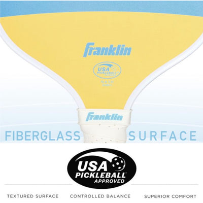 Franklin Beginner Pickleball Paddle Nash Lifestyle Pickleball Paddle Yellow Color Pickleball Paddle