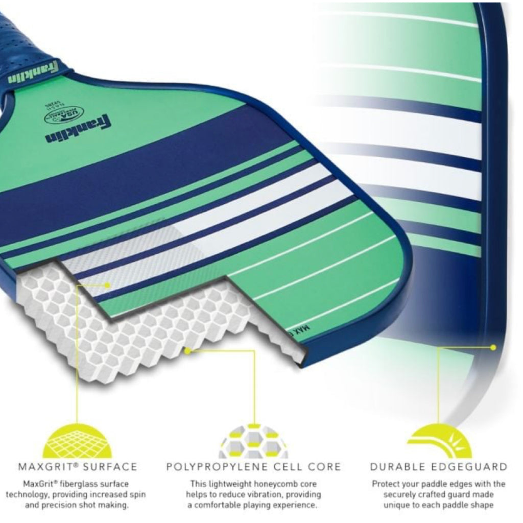 Franklin Beginner Pickleball Paddle Nash Lifestyle Pickleball Paddle Mint Color