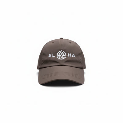 Honolulu Pickleball HPC ALOHA Cap Dry Fit (Gray/ White)