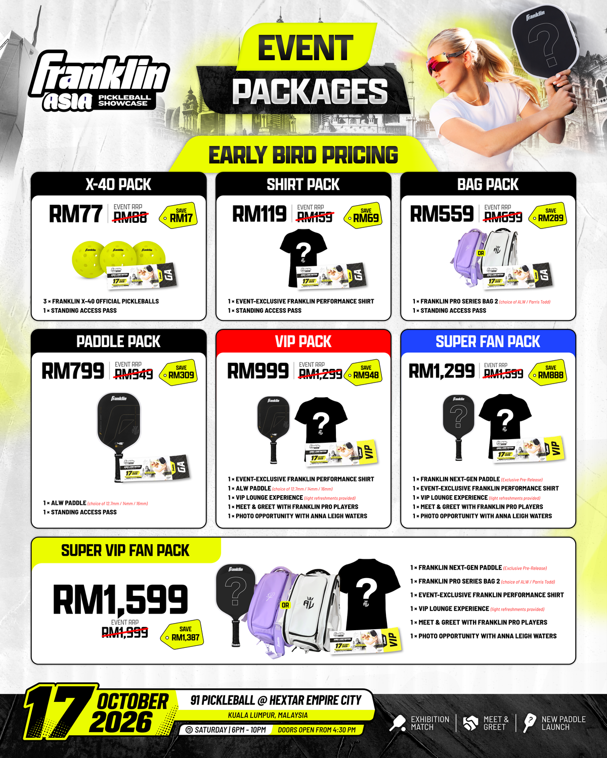 [EARLY BIRD] Anna Leigh Waters LIVE in Malaysia | Franklin Asia Pro Showcase 3