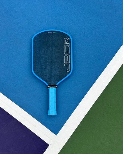 Honolulu J2CR Crystal Blue Endurance Surface Pickleball Paddle (Blue/ White)