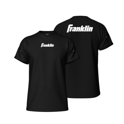Franklin Performance Wear Sportswear Black Shirt 100% Polyester
