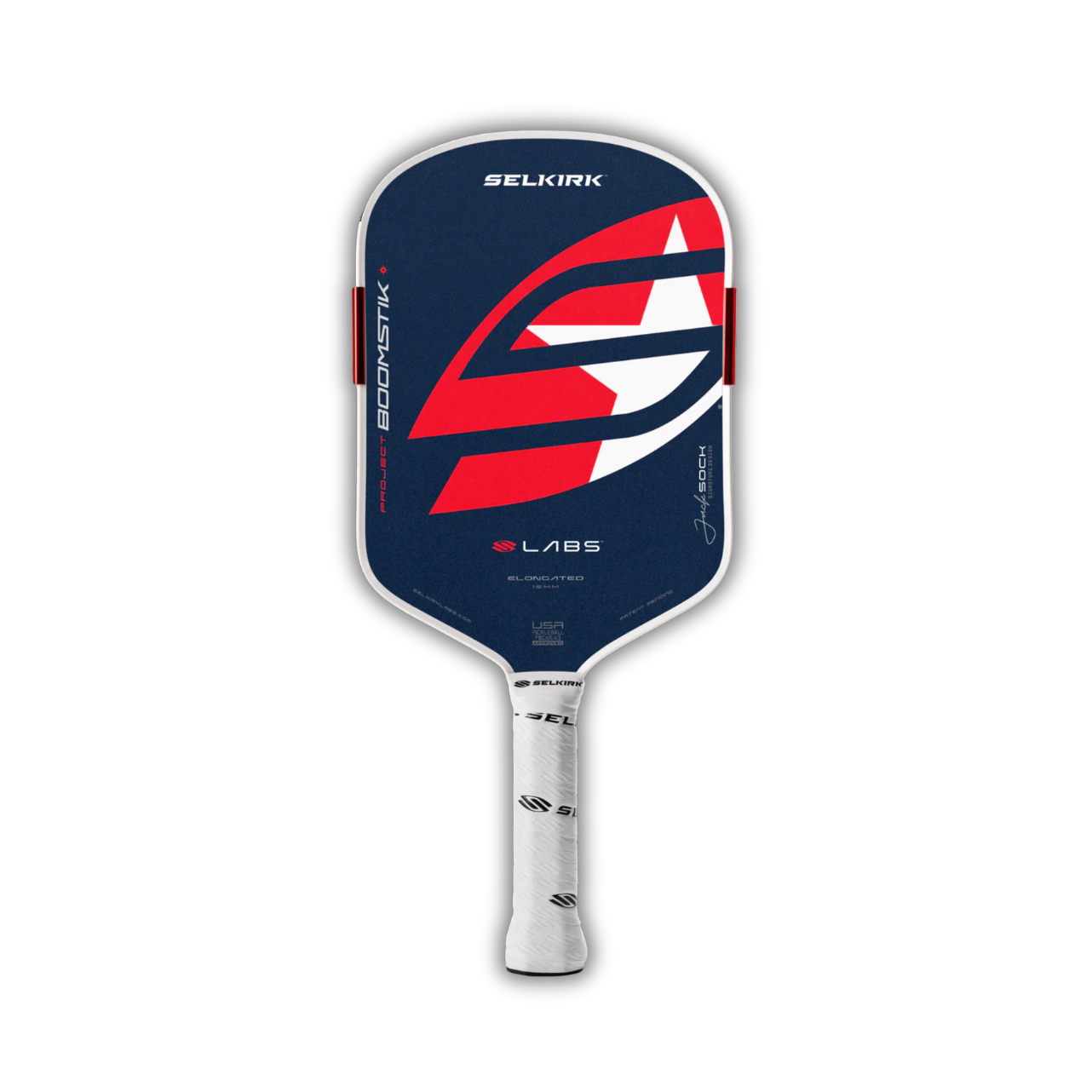 Selkirk Labs Boomstik 16mm Jack Sock Signature America Edition Pickleball Paddle Boomstick