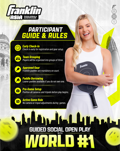 Guided Social Play with World No.1 Anna Leigh Waters | Franklin Pickleball Asia Pro Showcase