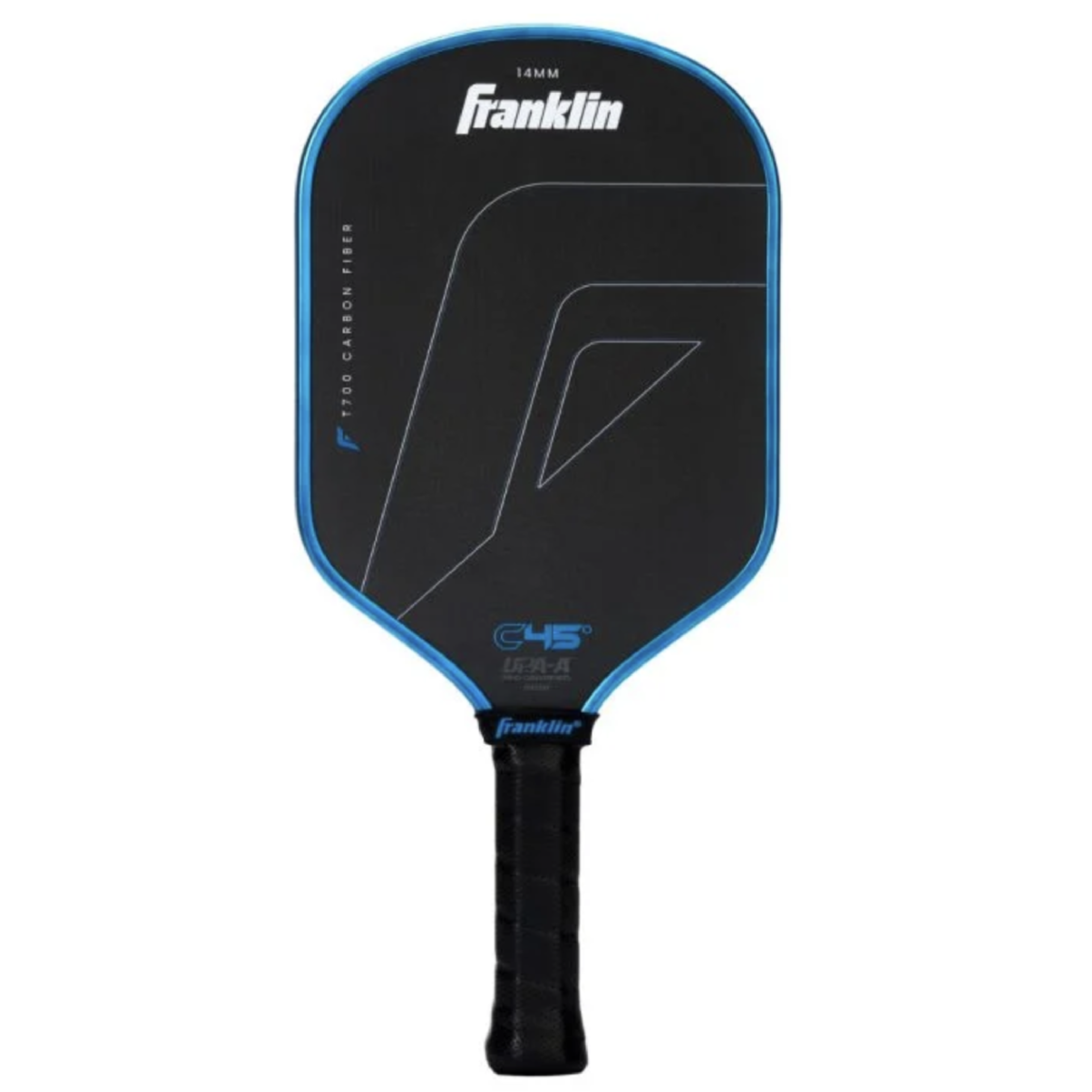 Franklin C45° Hybrid Carbon Fiber Pickleball Paddle - Blue (14mm)