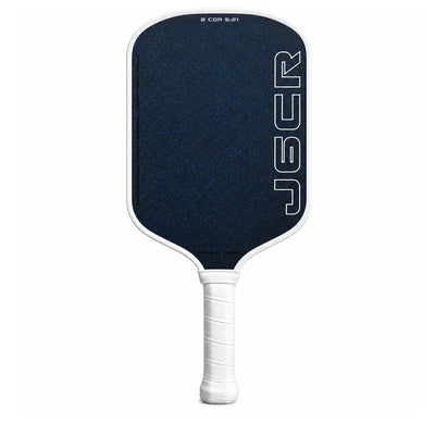 Honolulu J6CR Crystal Blue Endurance Surface Pickleball Paddle (Blue/ White)