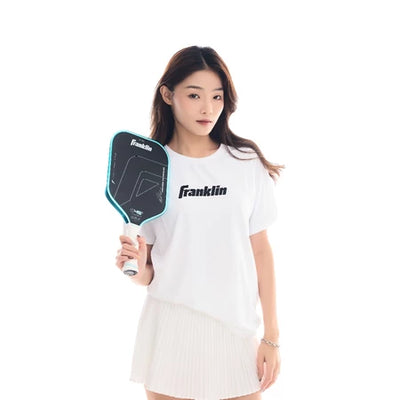 Franklin Performance Pickleball Apparel Sportswear Shirt (White/Black)