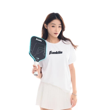 Franklin Performance Pickleball Apparel Sportswear Shirt (White/Black)