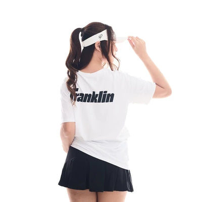 Franklin Performance Pickleball Apparel Sportswear Shirt (White/Black)