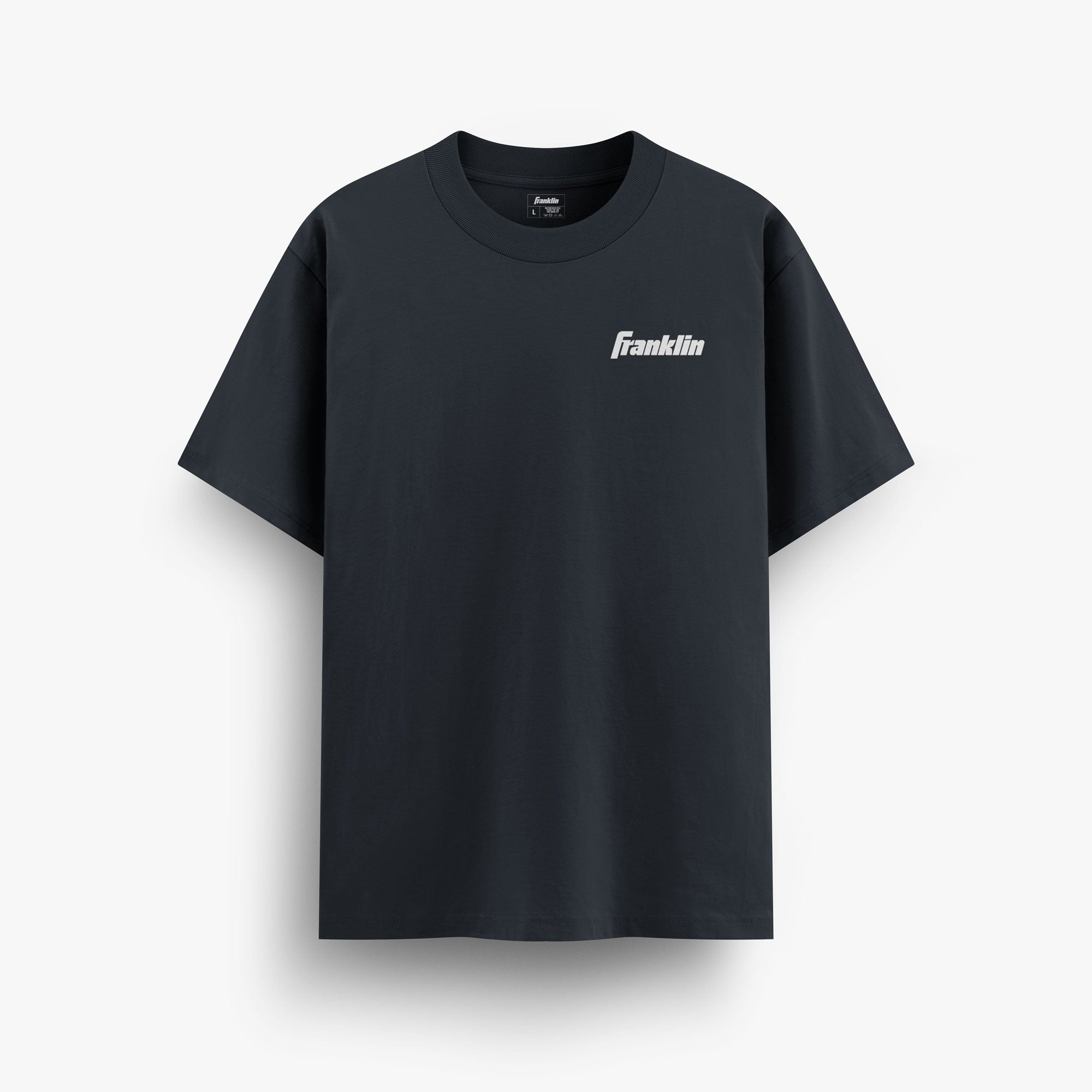 Franklin Shirt 100% Cotton Unisex Lifestyle Oversized Tee (Navy/White)